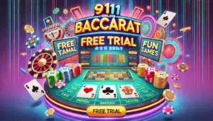 บาคาร่าออนไลน์911 สนุกไปกับเกม พร้อมทดลองฟรี